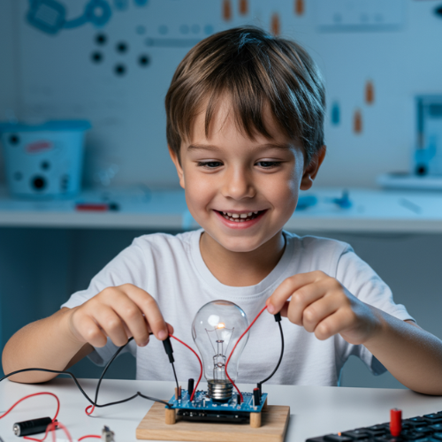 Spark Your Curiosity: Exploring Circuits & Electricity / 10 lessons / 5-12 Years