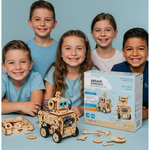 STEM kits from AttachForever - Beginner / 10 lessons / 5-8 Years