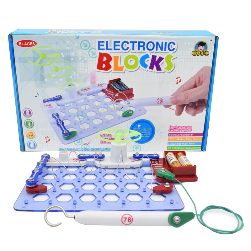 Blocktronics Toy Integrated Circuit Electronic Blocks Science Education Toy Creative Ph ...
